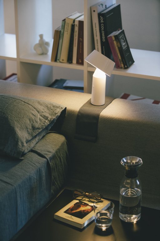 Marset Bicoca tafellamp LED oplaadbaar red wine