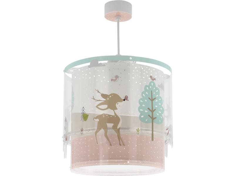 Dalber Hängelampe Loving Deer Pendelleuchte mit Doppelschirm für Kinder