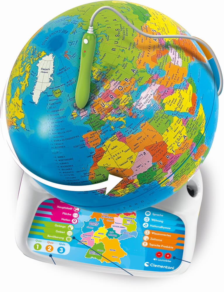 Interaktiver Globus