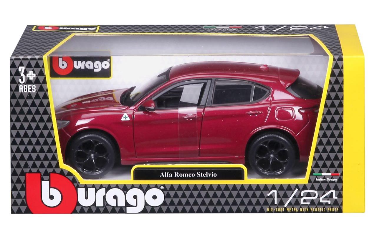 Alfa Romeo Stelvio Rot 1:24Sammlermodell im Massstab 1:24