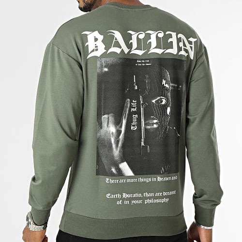 Sweat Crewneck Vert Kaki
