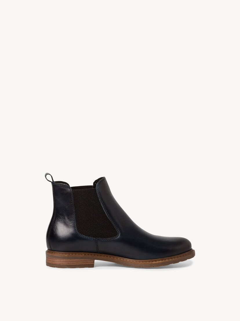 Leren Chelseaboot - blauw