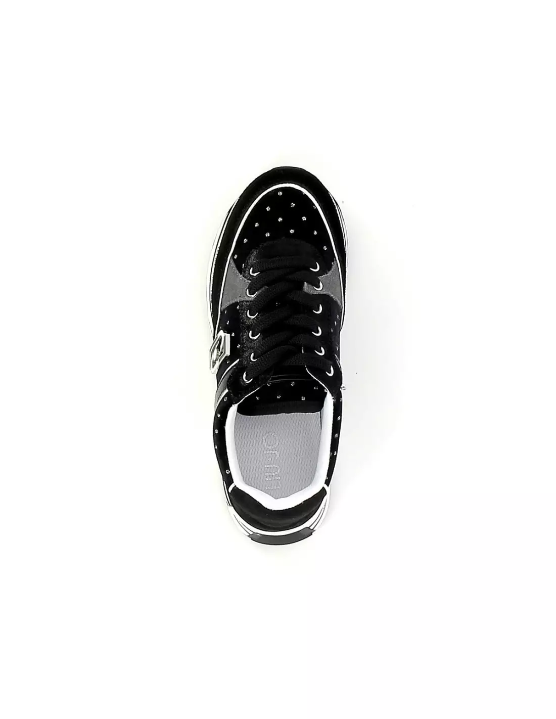 LIU JO WONDER- Baskets Noirveloursstrass