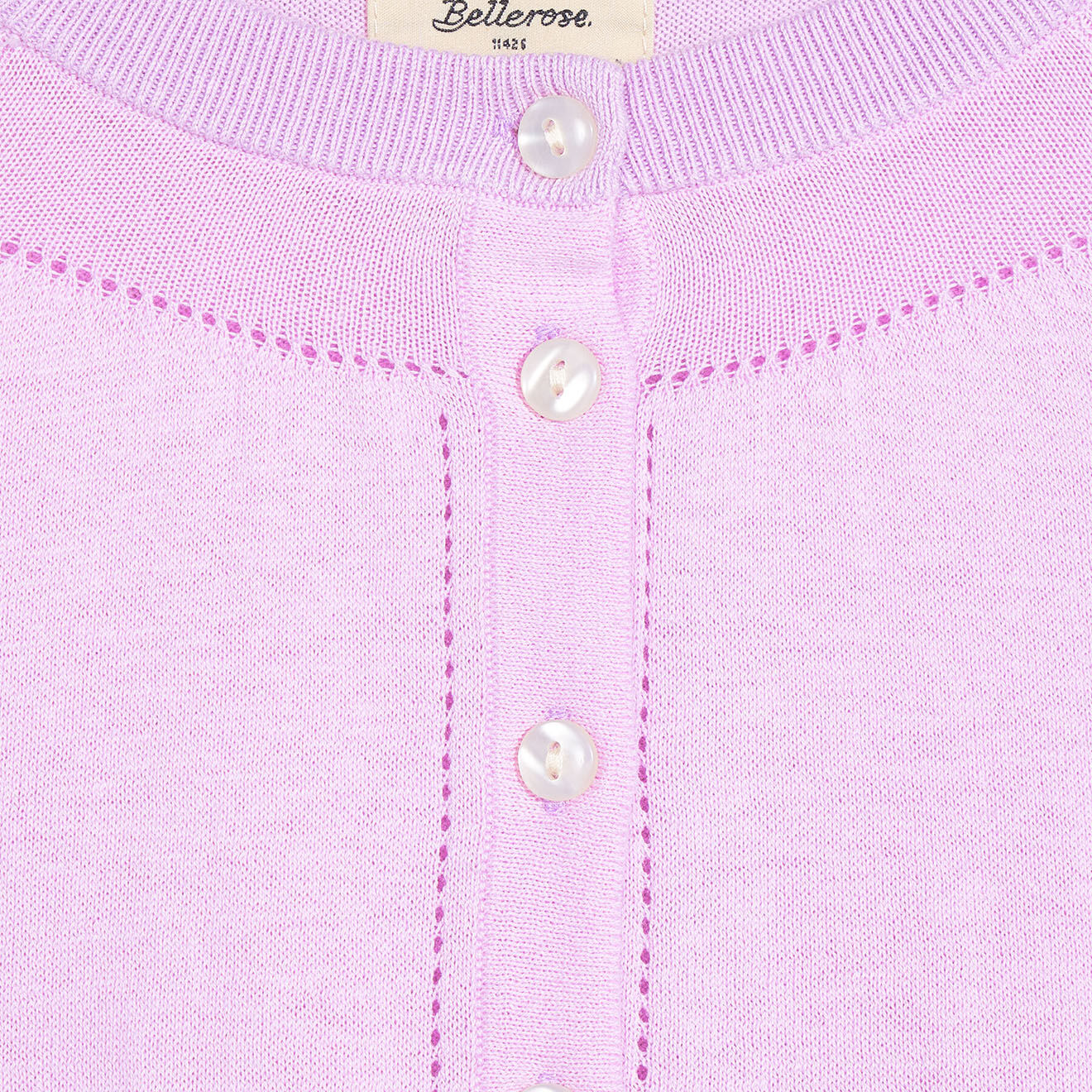 Bellerose Cardigan Gyco rose clématite