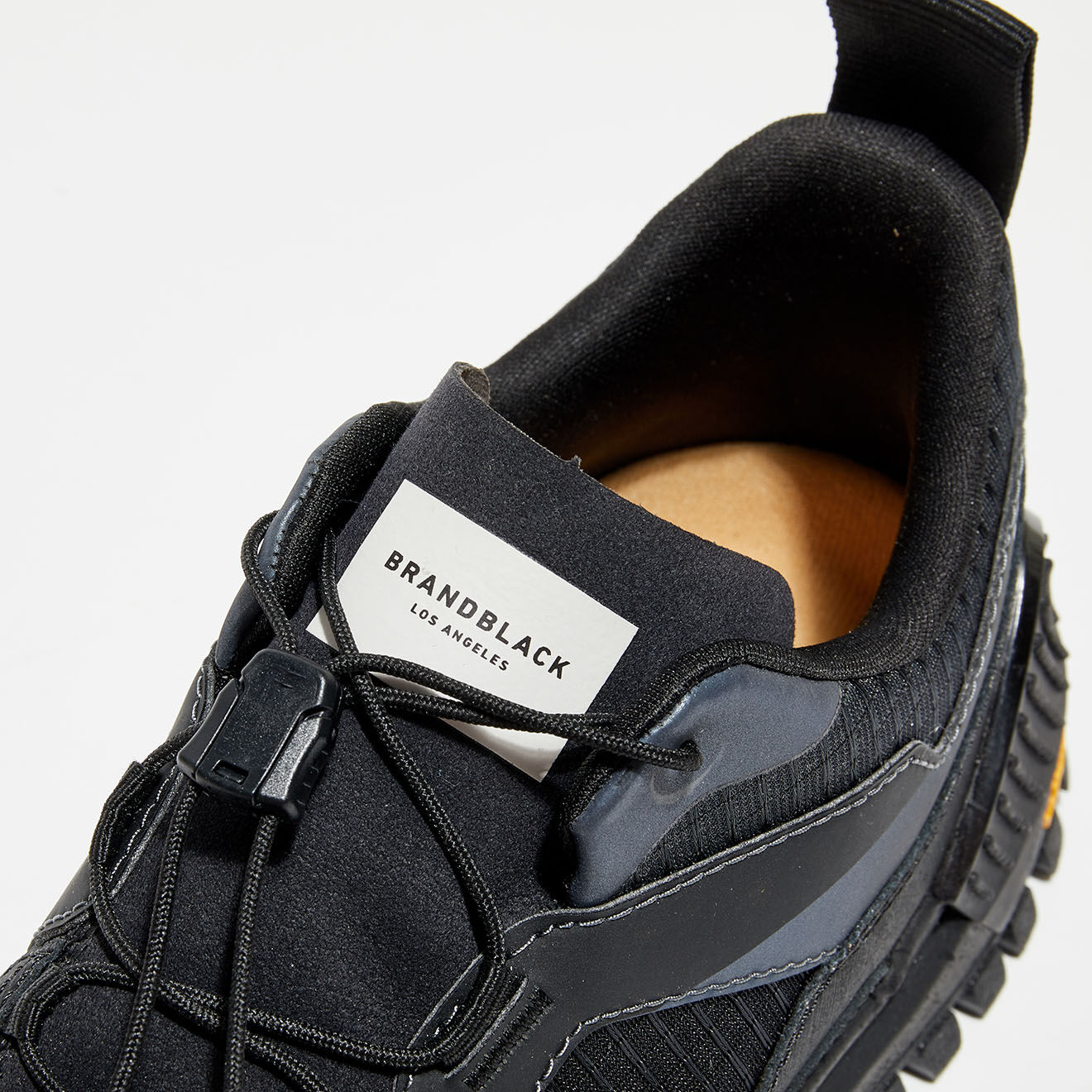 Brand Black Sneakers en Cuir & Textile Sierra noires