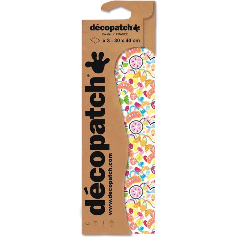 Pochette 3 Feuilles Identiques Ref 732 - Multicolore