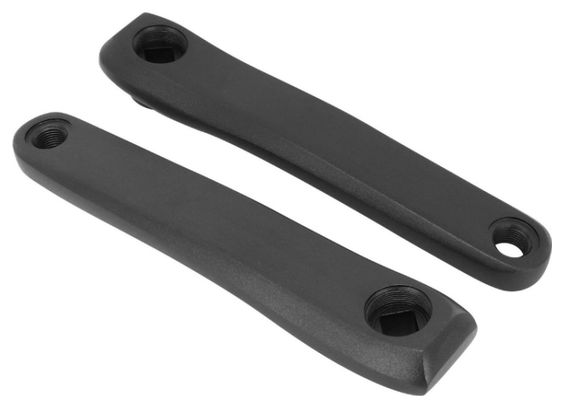 MANIVELLE DROITE   GAUCHE STRONGLIGHT MAGAN4 170mm NOIR CARRE JIS POUR PANASONIC - YAMAHA - ANANDA (DEPORT 5mm)