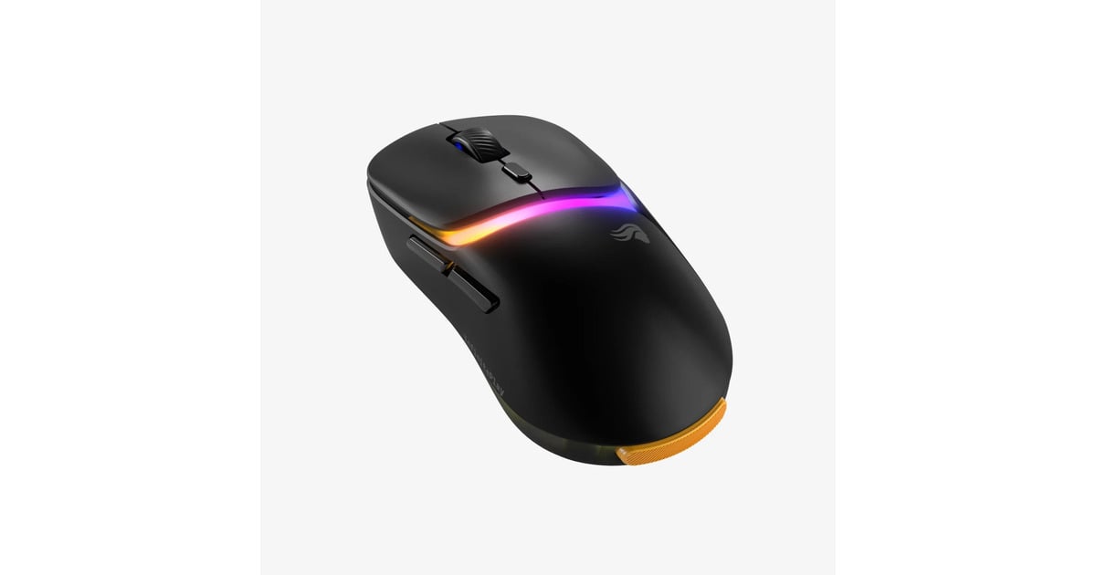 GloriousModel D 3 Wireless gaming muis  (Zwart (mat), Tot 30.000 dpi, RGB, USB / 2.4 GHz / Bluetooth)