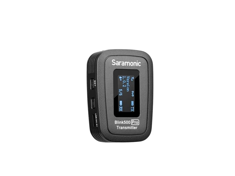 Saramonic Blink500 ProX B2, Lavalier mikrofon, 100 m, Omniretningsbestemt, Bodypack-modtager, Kropspakke sender, 2400 Mhz