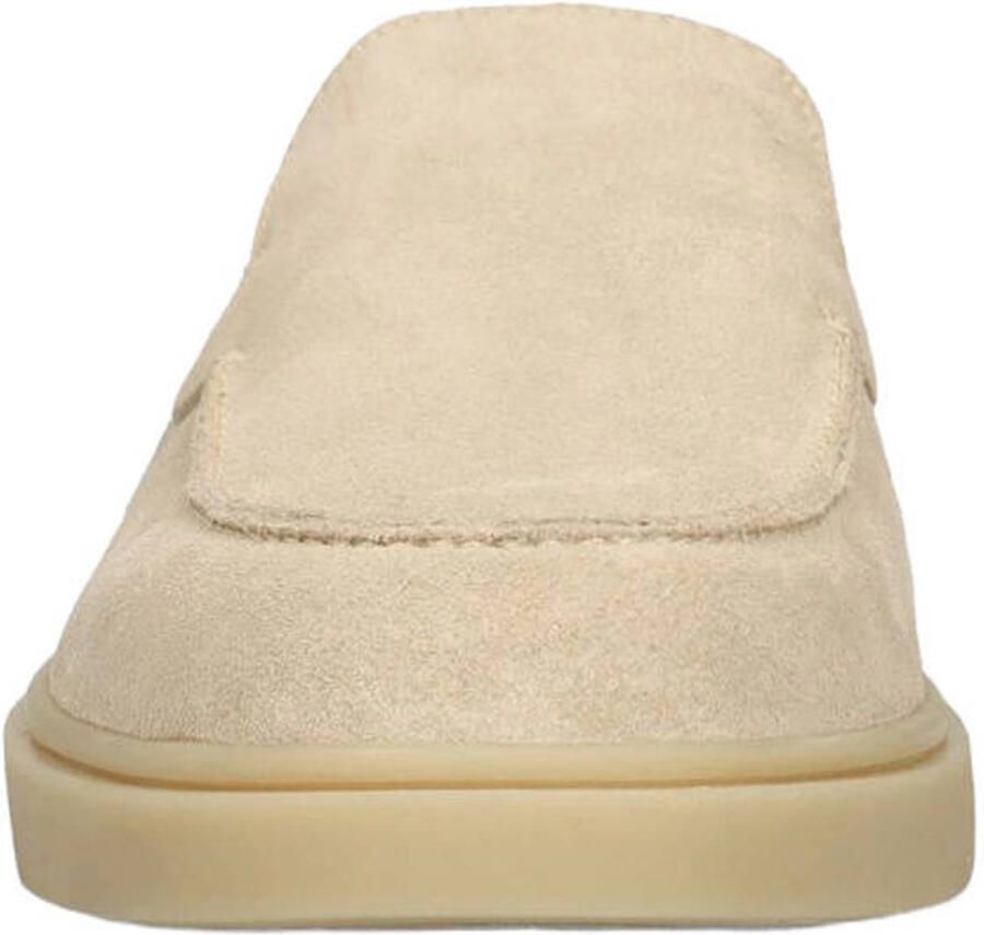 Manfield Heren Beige suède loafers