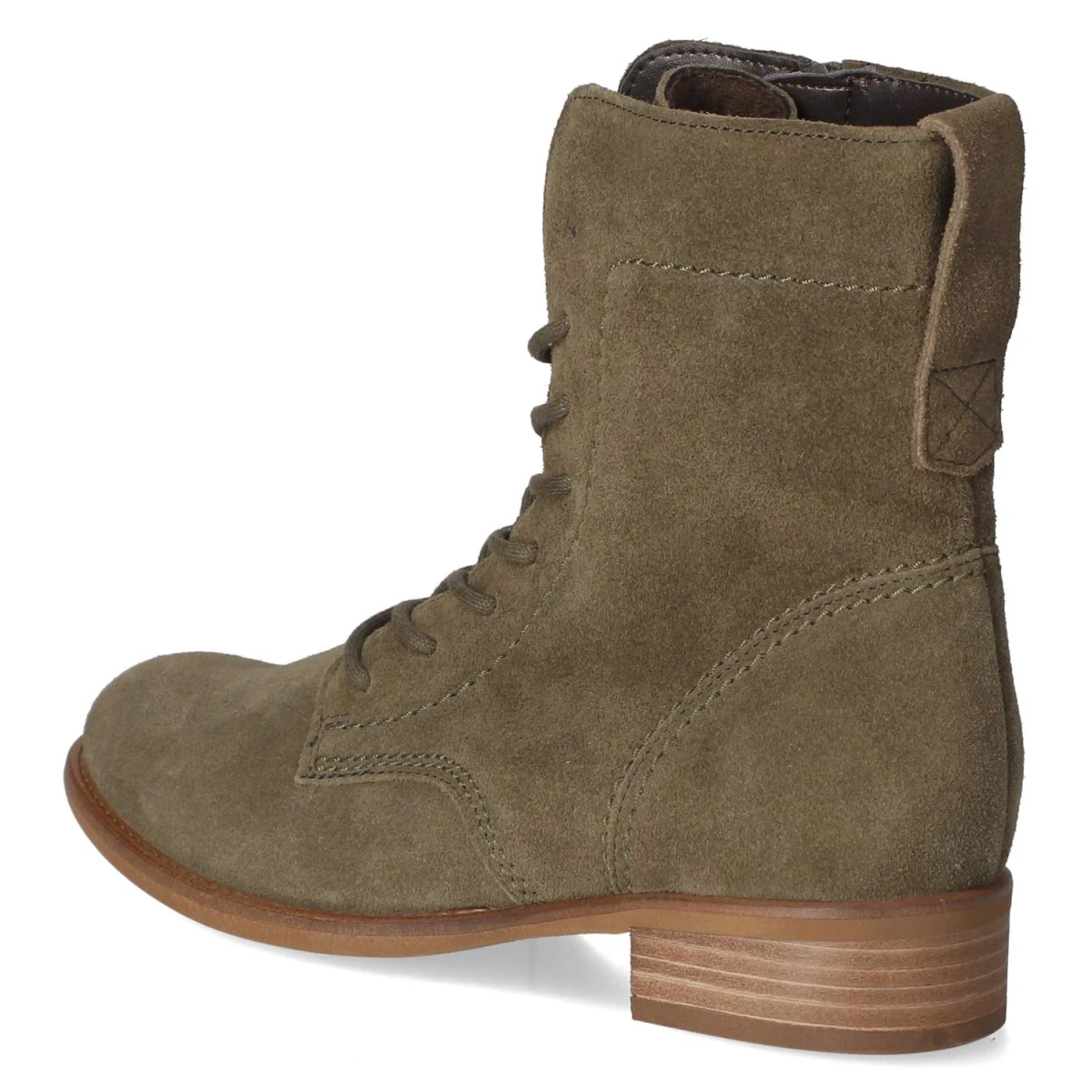 GaborSchnürstiefeletten - oliv