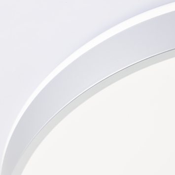Brilliant plafondlamp Britt zilver dimbaar Ø33 cm 22W 2300lm