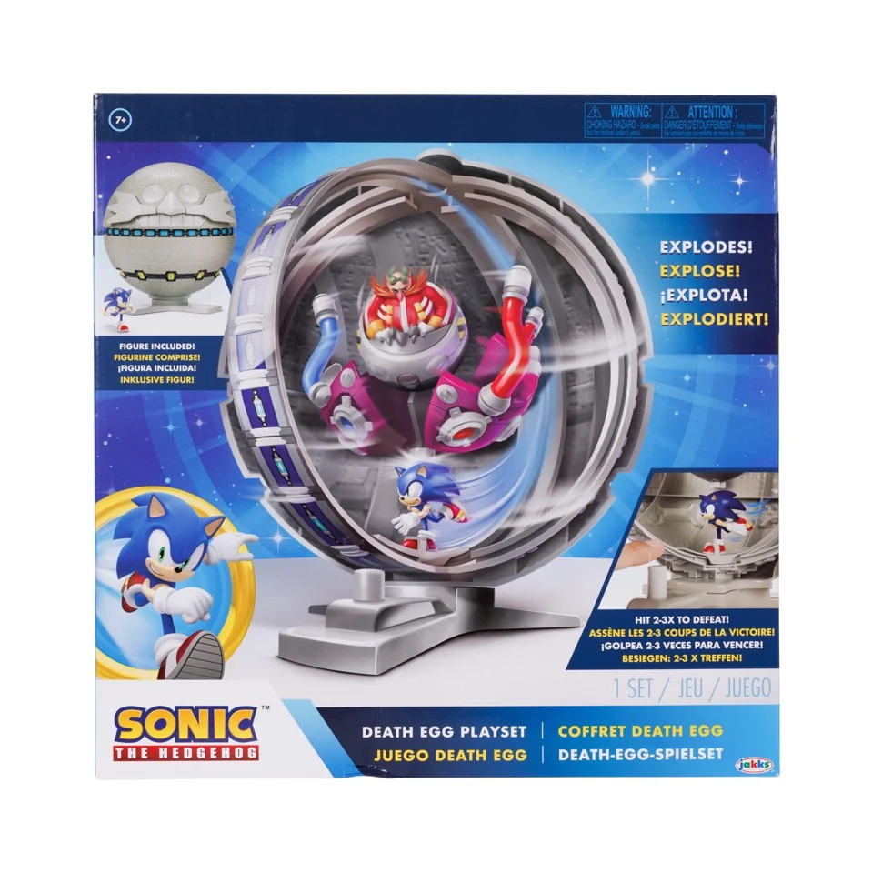 Sonic - 6,5cm Døds Æg Sæt Med Sonic