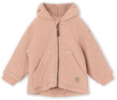 MINI A TURE Liff Teddyfleecejakke, Rose Dust