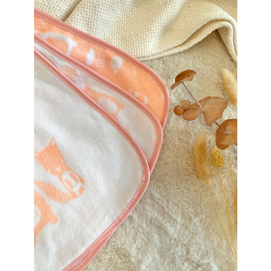 kindsgard Schlupflätzchen happaklat 3er-Pack rosa