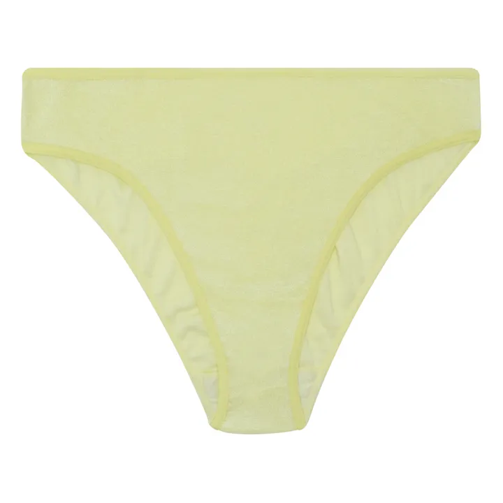 Baserange Culotte Bell Velours | Jaune pâle