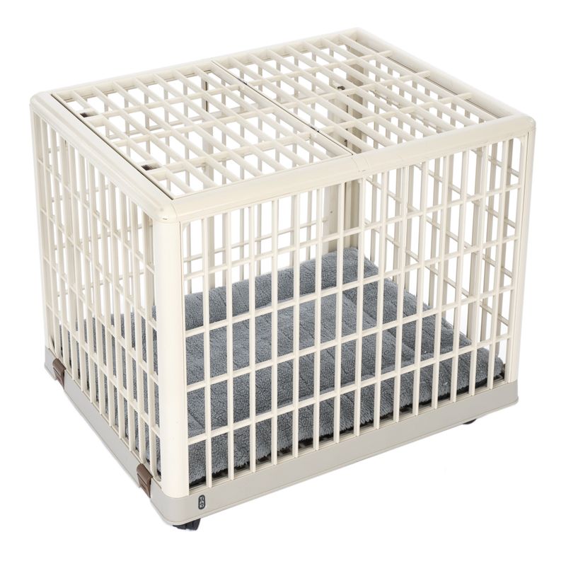 Cage d'intérieur TIAKI avec coussin pour chien