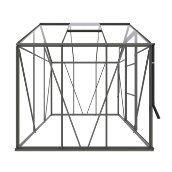 Royal Well Kate I kweekkas aluminium groengrijs 3,67 m²