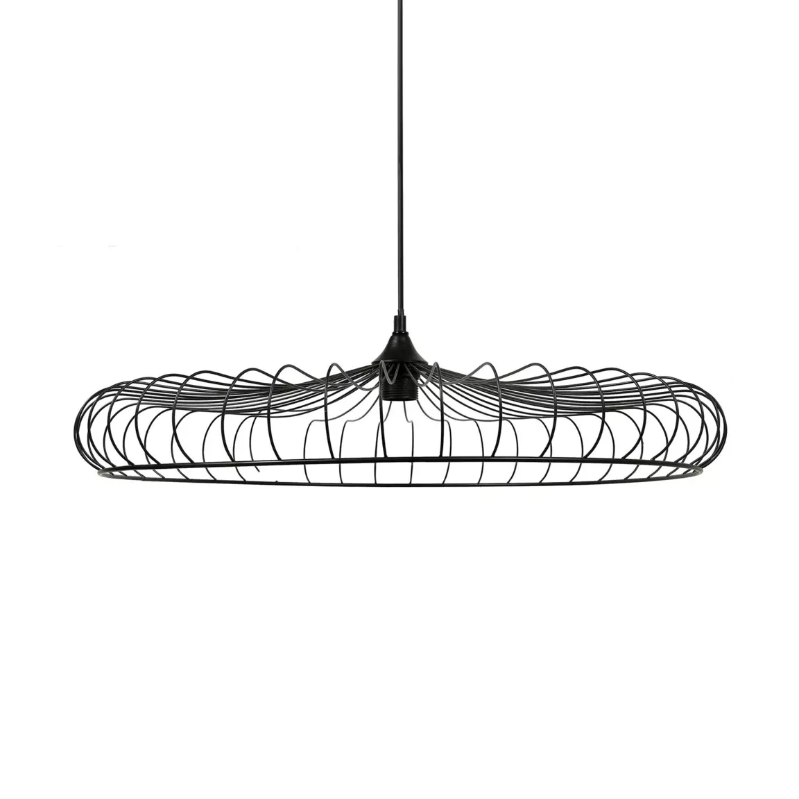 Suspension lumineuse métal (D65,5 cm) Lisa Noir