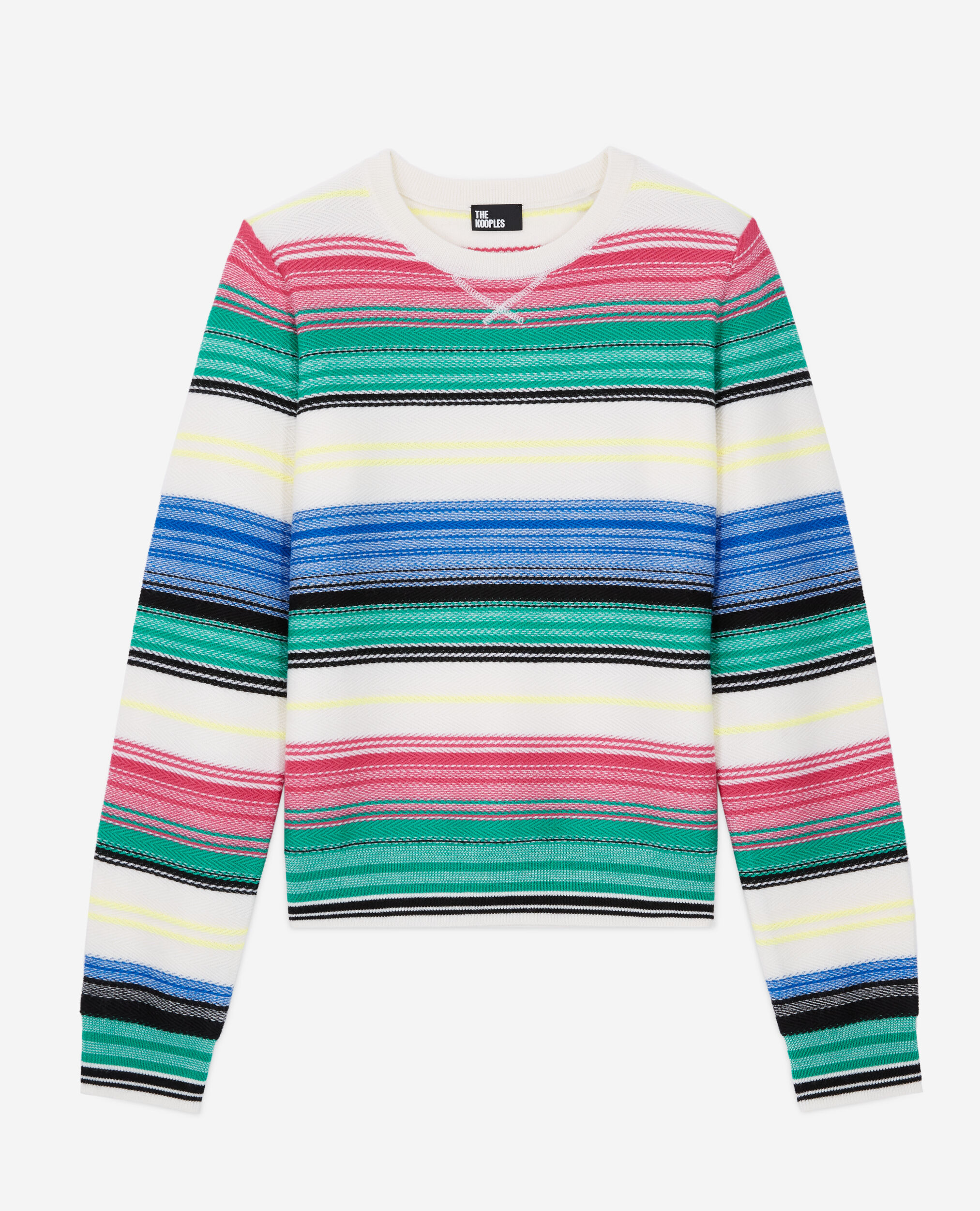 Pull imprimé en laine