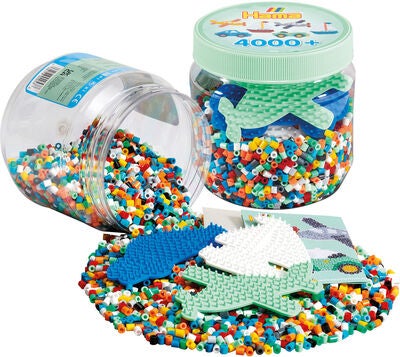 Hama Midi Beads Perler med Perlebrett 4000 Stk