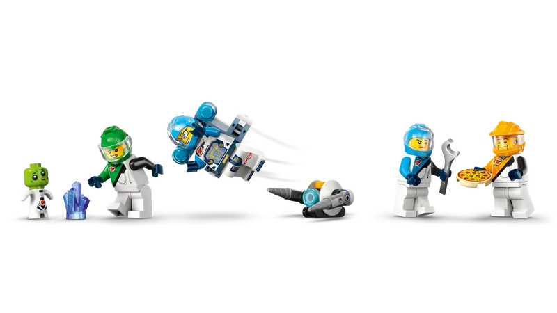(717-tlg. Set) City Klemmbausteine Spielzeug Modell Bausatz (60446) Lizenziert - Galaxie Raumschiff