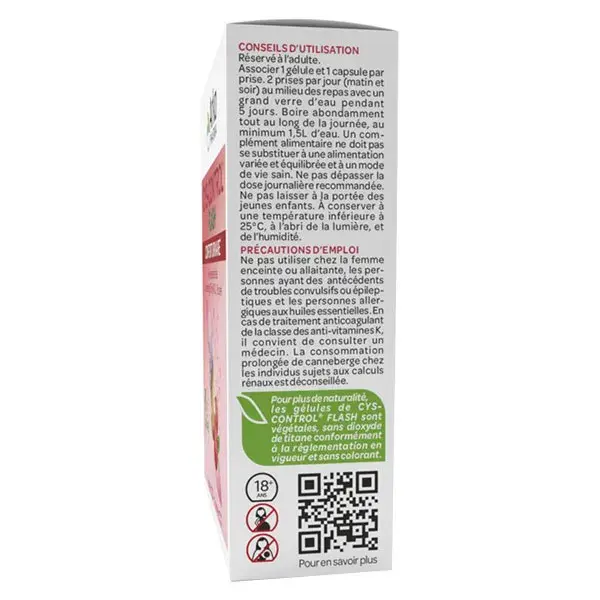 Arkopharma Cys-Control Flash Conforto Urinário 10 cápsulas + 10 cápsulas gelatinosas