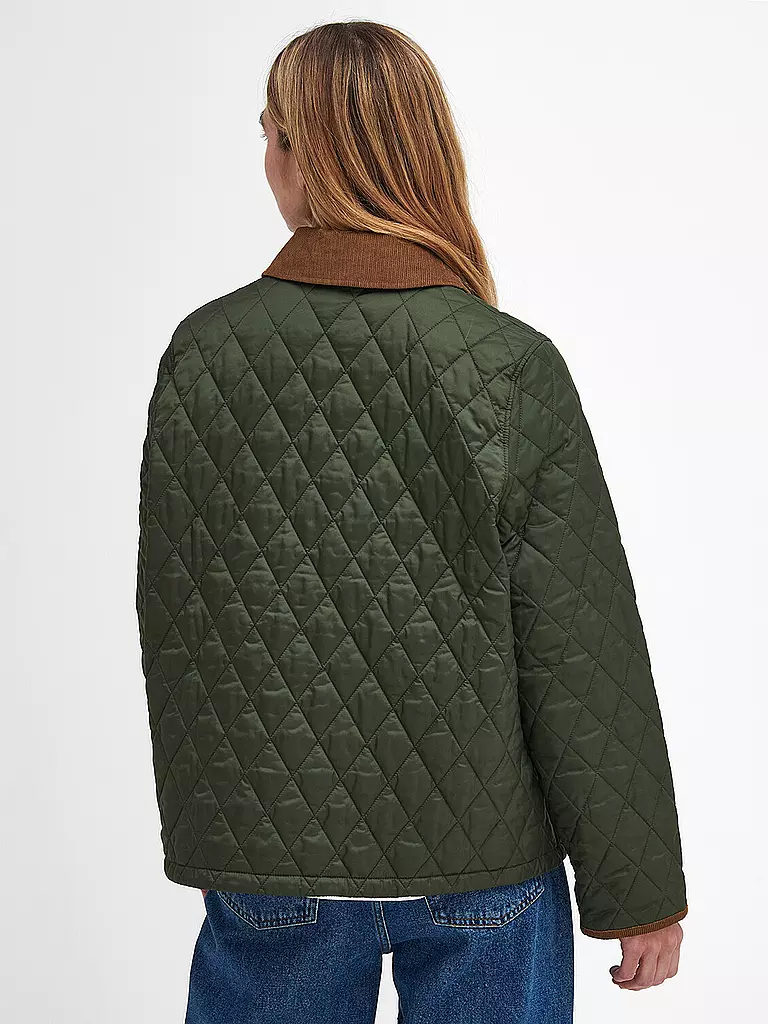 BARBOUR Leichtsteppjacke LIDDESDALE olive