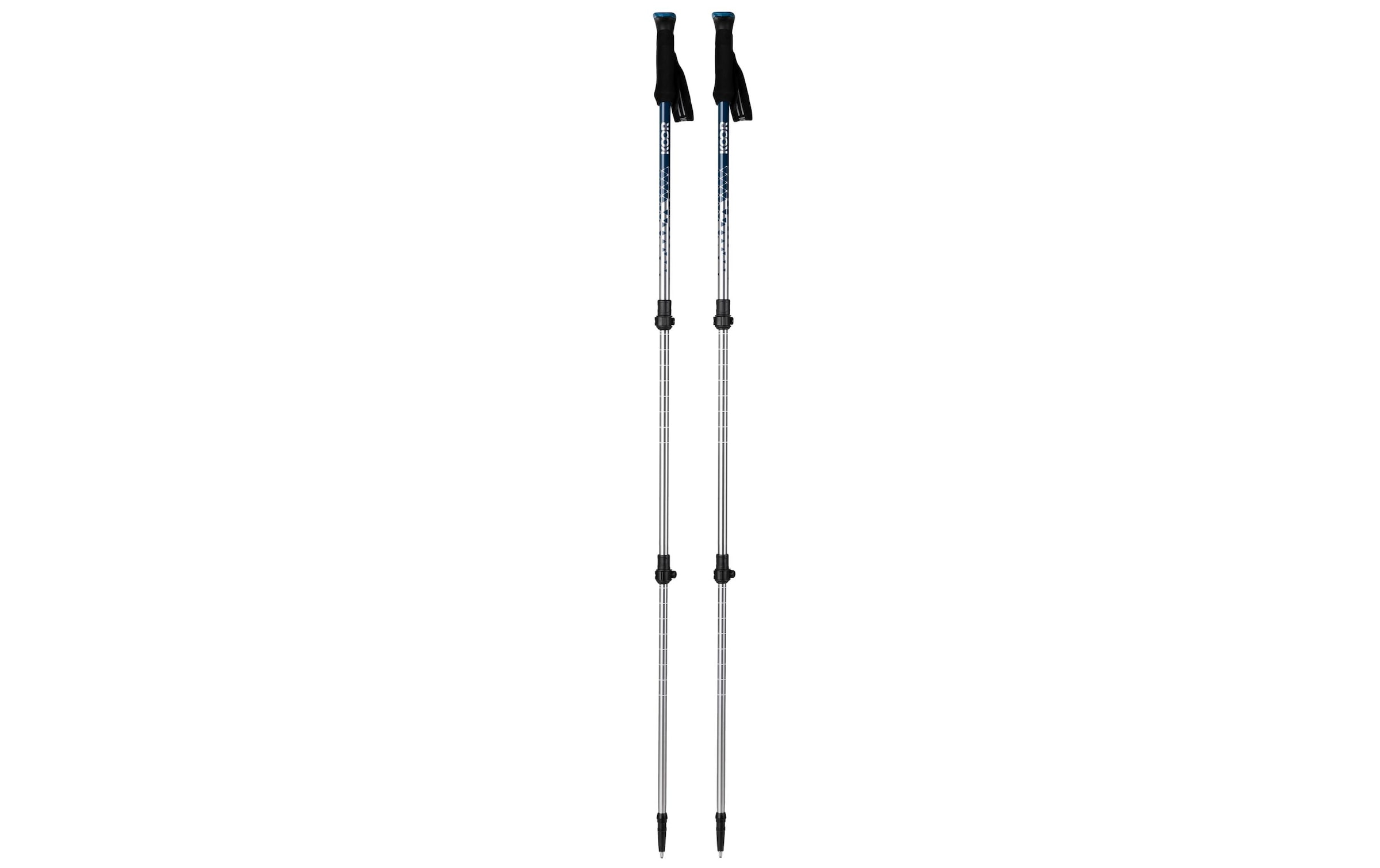 KOOR Wanderstock »Alu blau 67-135cm«