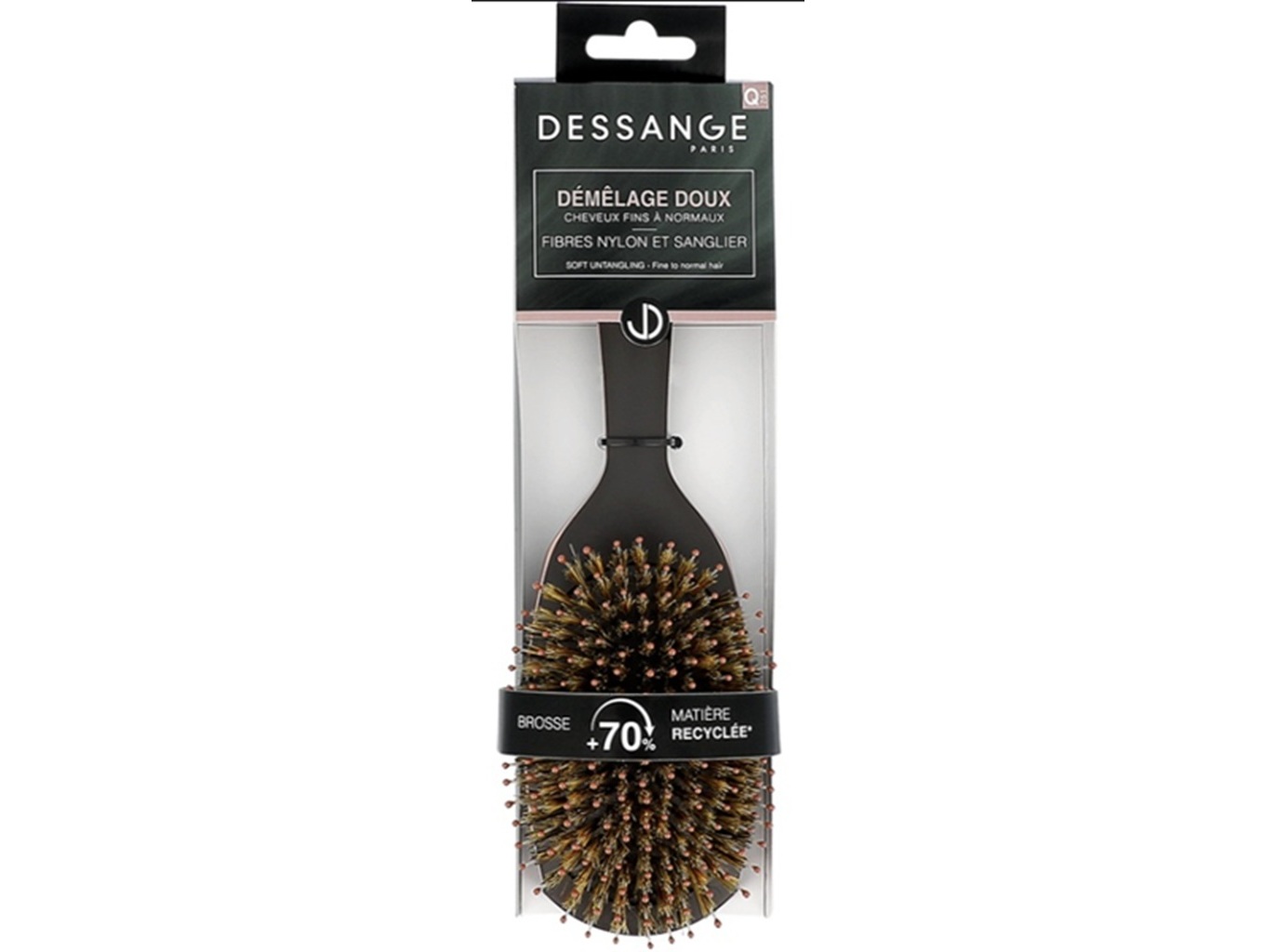 ESCOVA DE CABELO DESEMBARAÃAR COM ALOE VERA DESSANGE UN