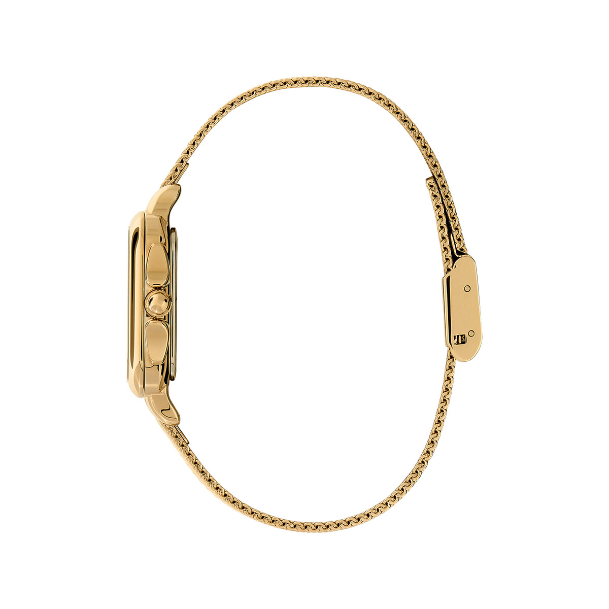 Montre OLIVIA BURTON grosvenor femme analogique, bracelet acier doré jaune