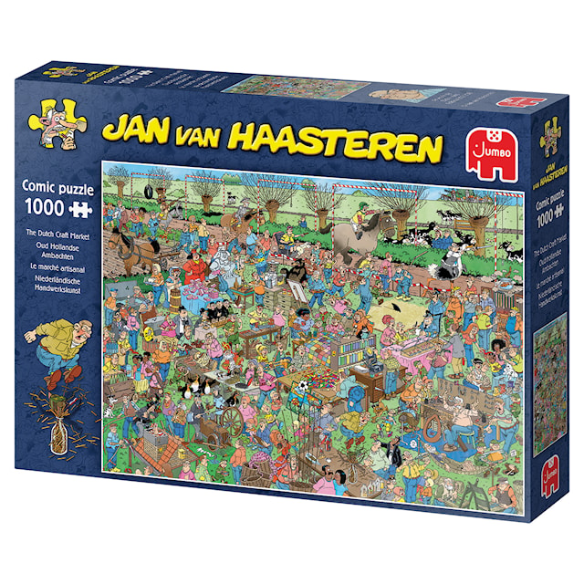 Jan Van Haasteren The Dutch Craft Market Puslespill 1000 brikker, Jumbo