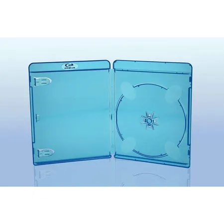 Sauerwald BluRay 1er Hüllen, 11 mm, blau, high quality, 25 Stück
