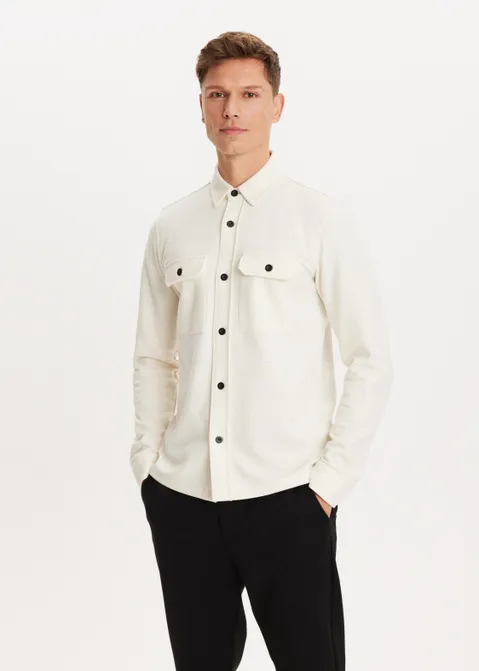 Punta overshirt melange zand (ZND.MEL)