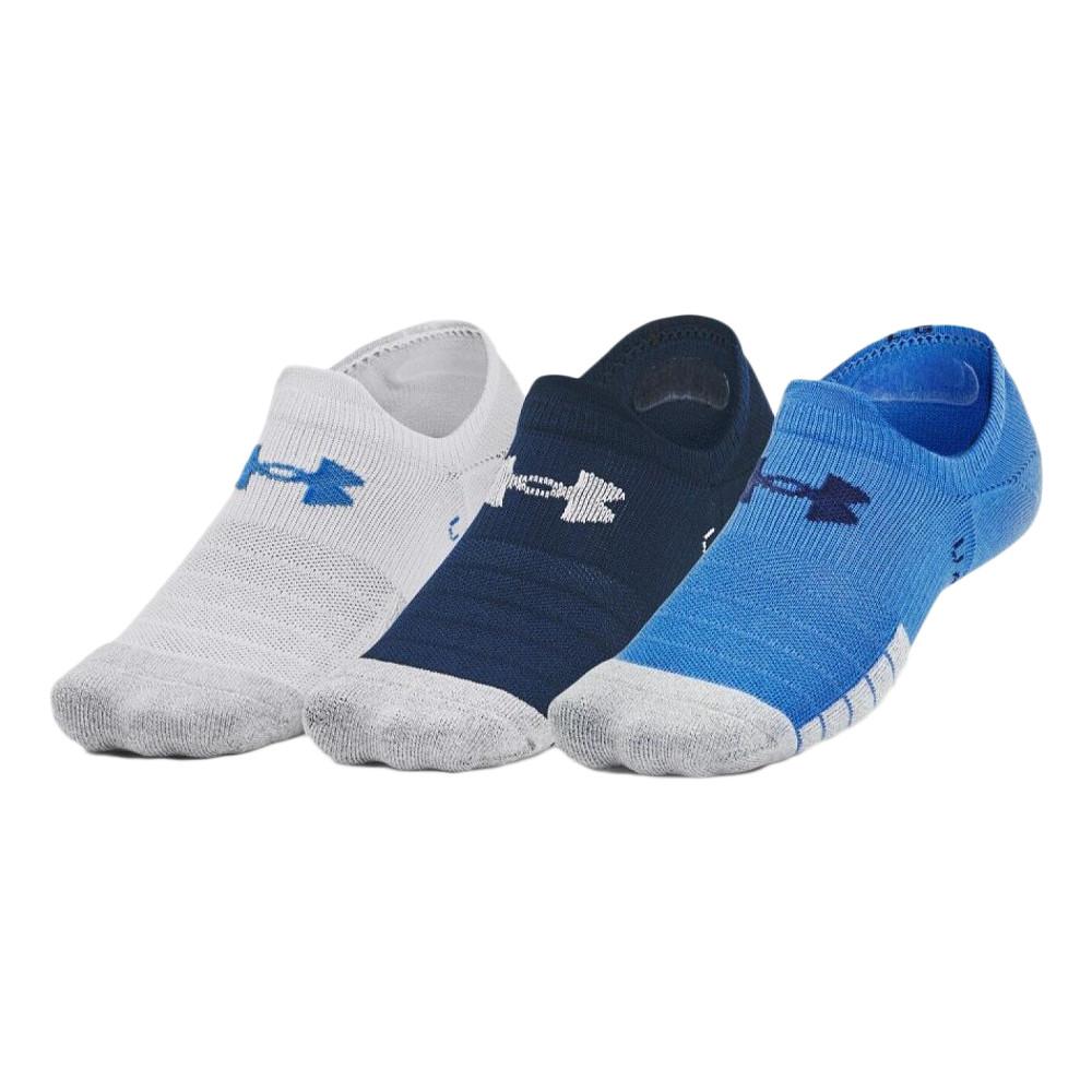Under Armour X3 Paires de Chaussettes Marine/Bleu/Gris Homme Under Armour Ultra low