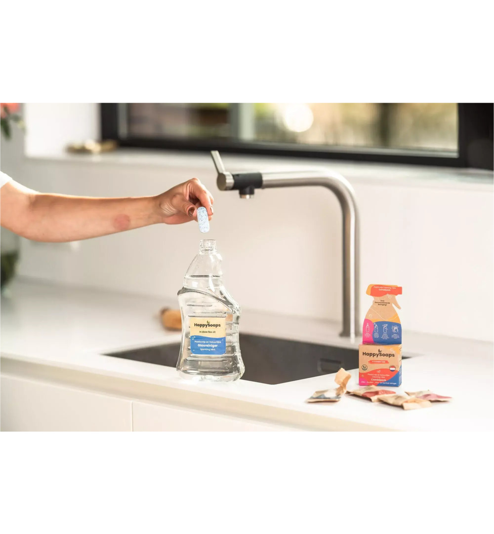 Happysoaps Cleaning tabs combipack alles-, keuken- en sanitai (3 stuks)