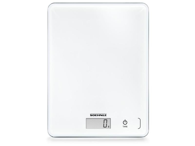 Soehnle Küchenwaage Page Compact 300 Weiss Flache Küchenwaage