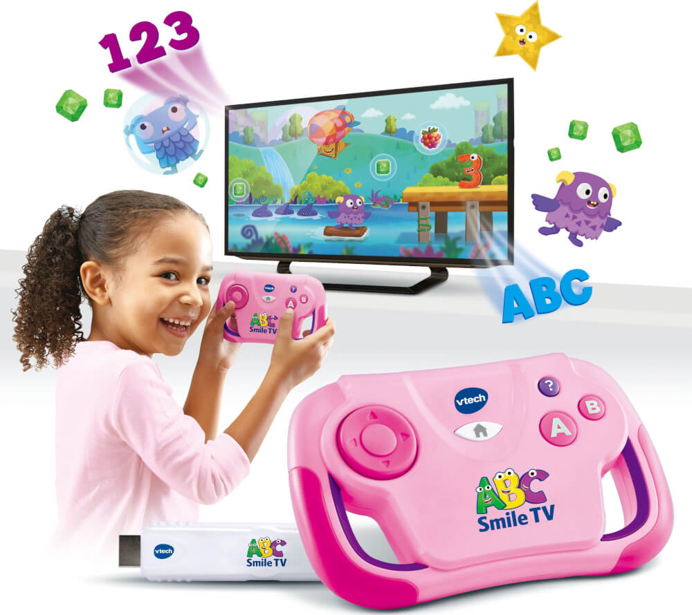 Vtech 80-613254 ABC Smile TV pink