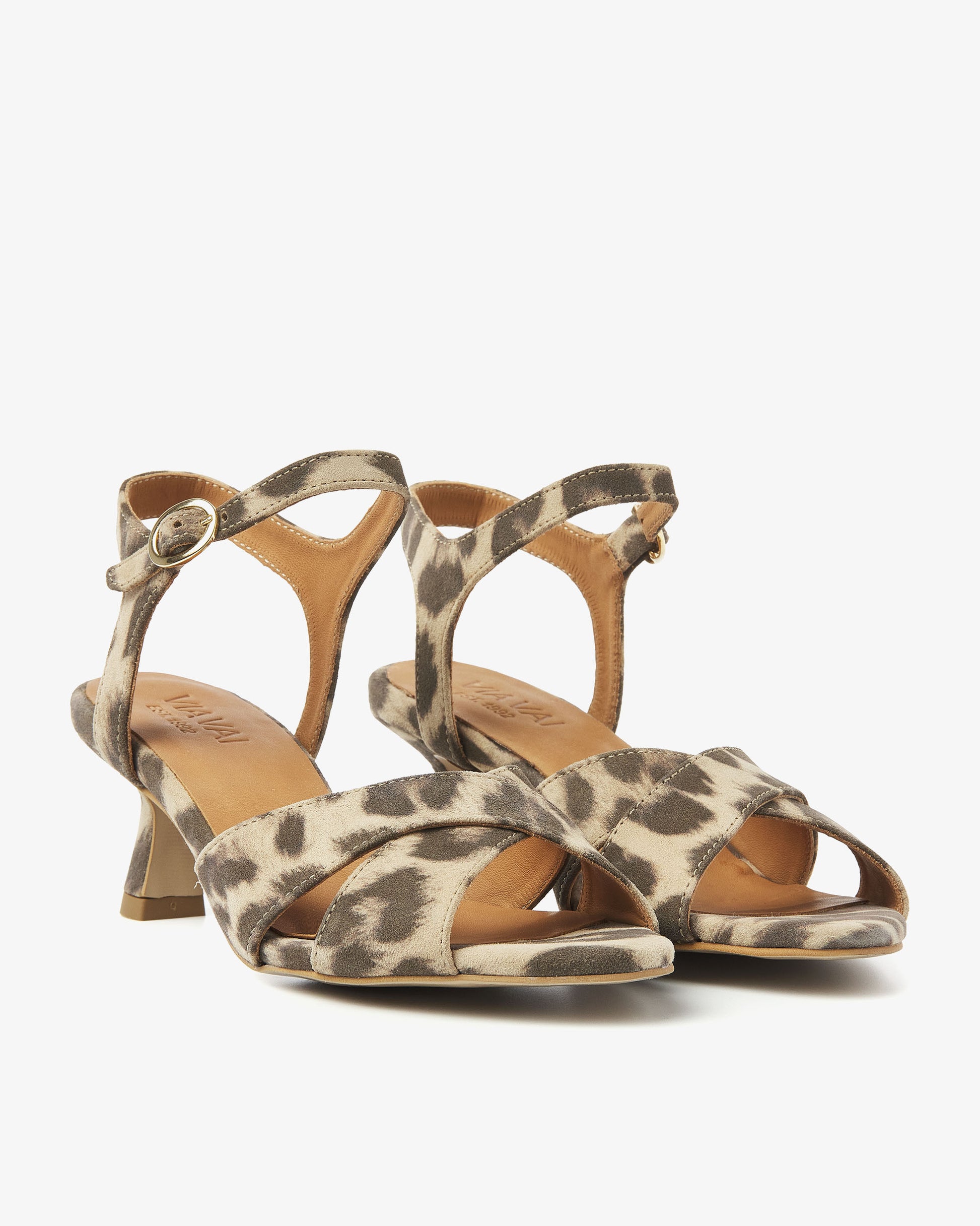 VIA VAI luipaardprint sandalen Lily Ruth
