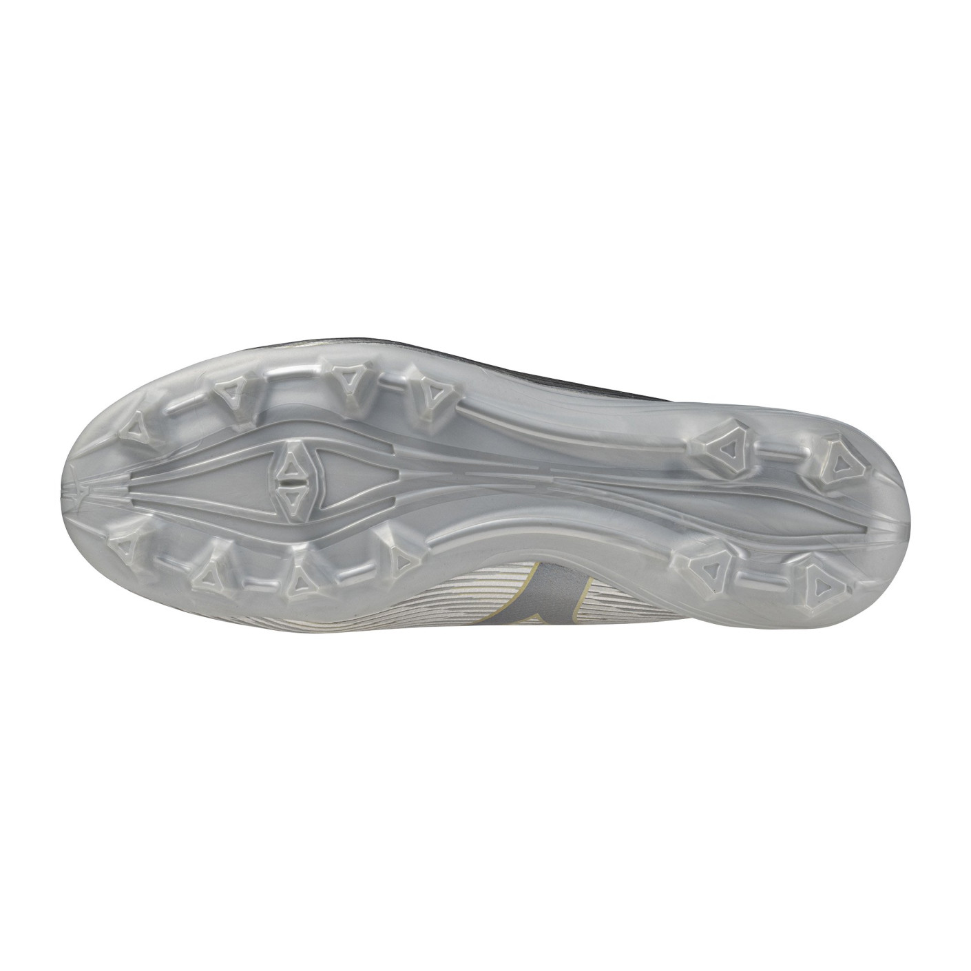 Mizuno Alpha II Select Gras Voetbalschoenen (FG) Zilver Grijs Goud
