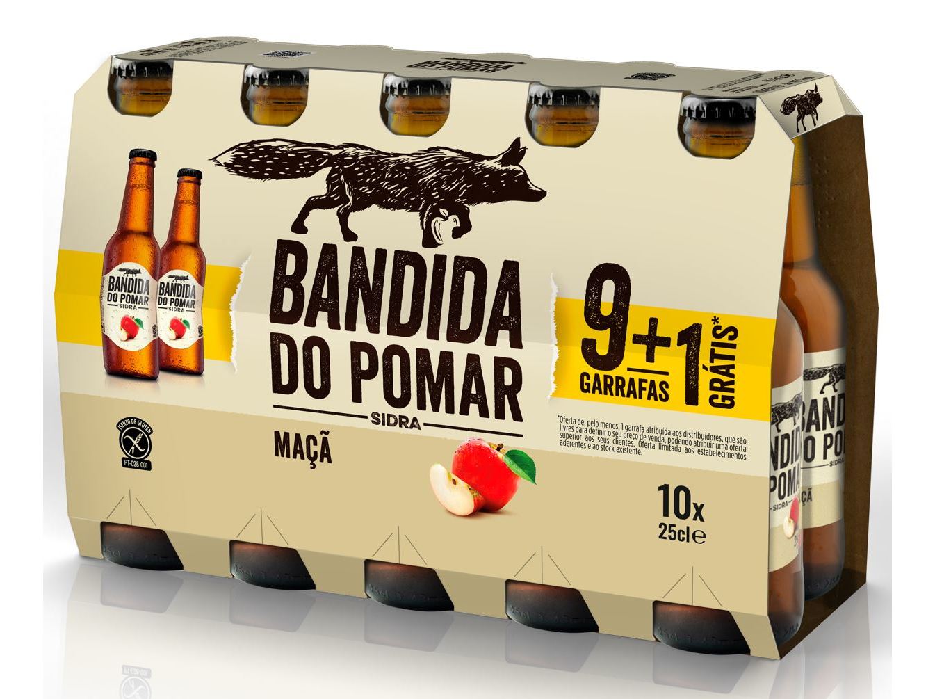 SIDRA BANDIDA DO POMAR MAÇÃ 10X0.25L