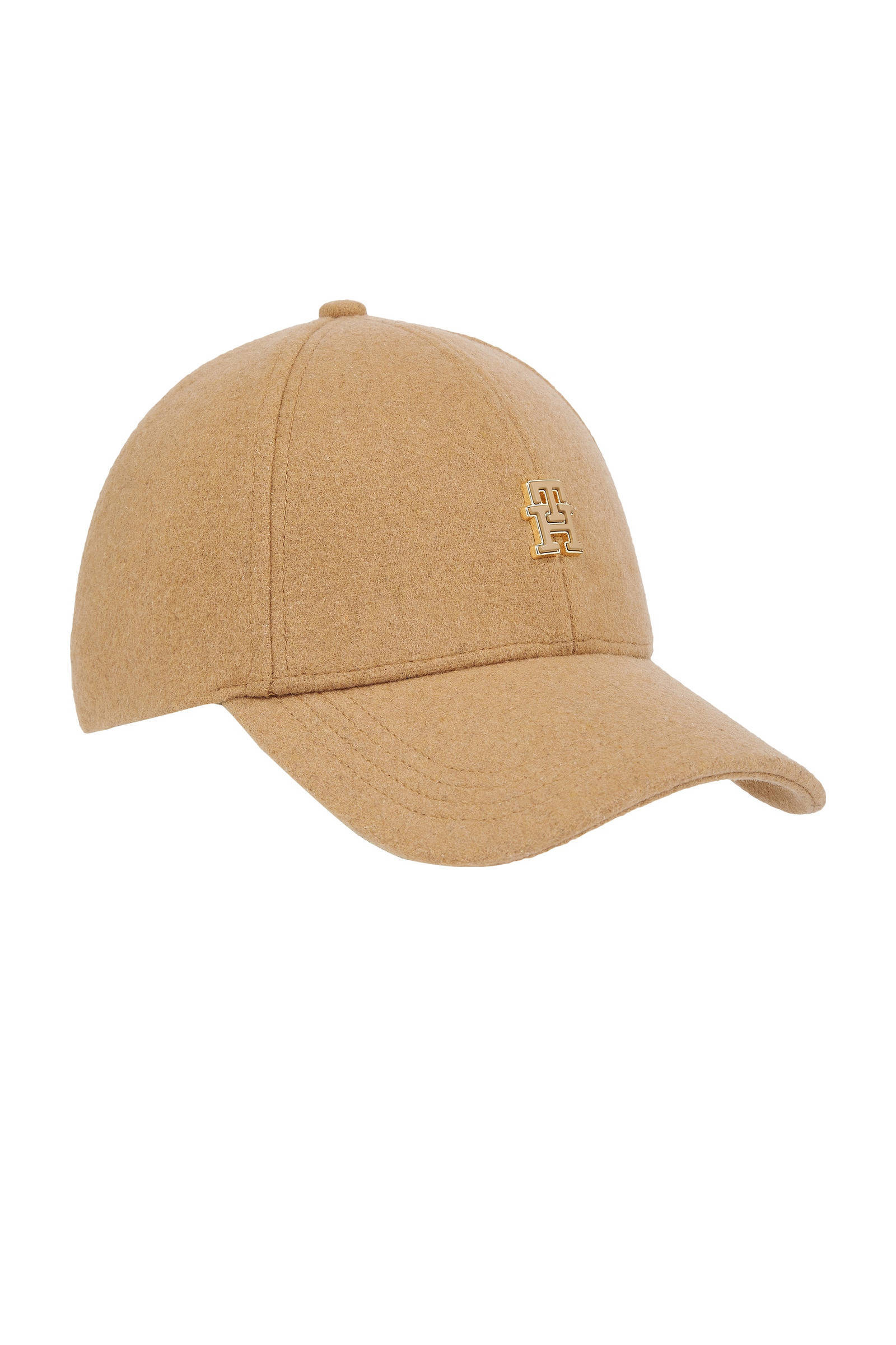 Tommy Hilfiger pet TH Monogram met wol camel