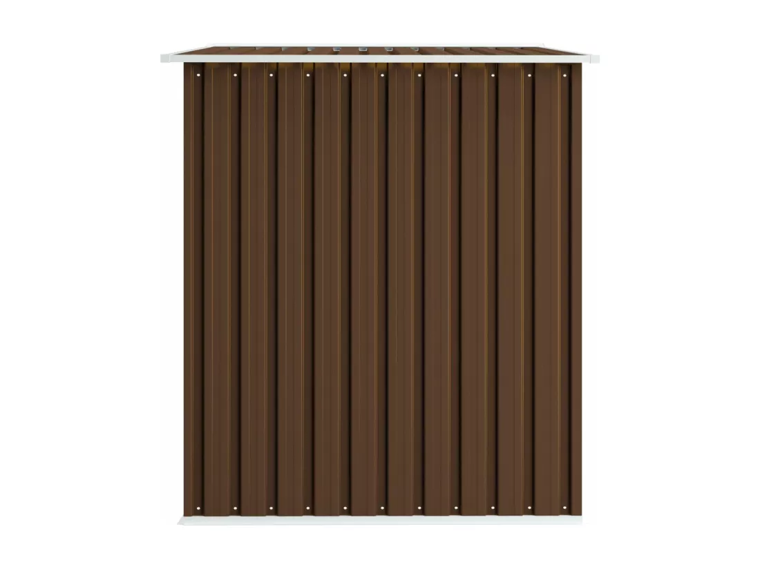 Abri de stockage pour jardin Marron 257x205x178 Acier