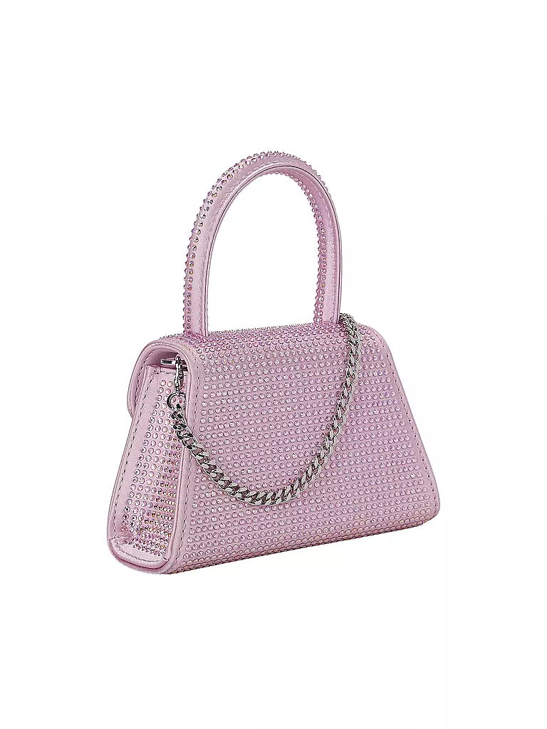 SELF-PORTRAIT Tasche - Mini Bag RHINESTONE pink