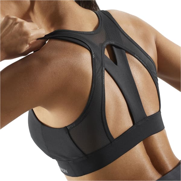 Brassière trail SALOMON CROSS RUN BRA W DEEP BLACK