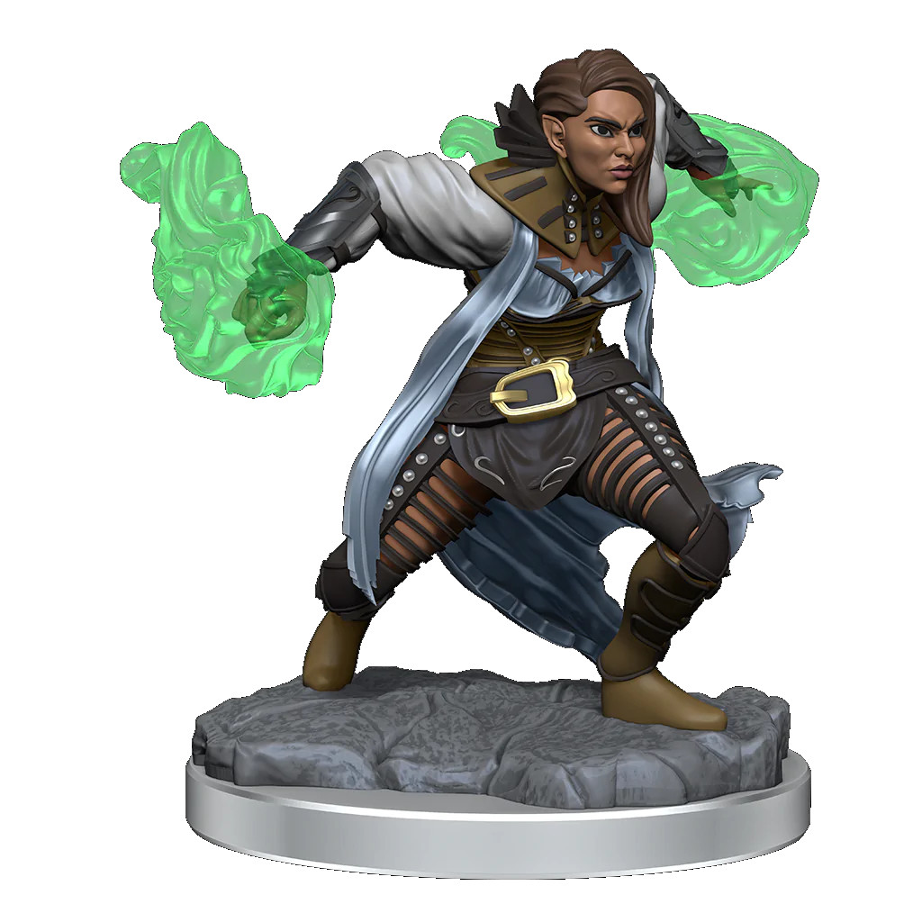 D&D Nolzur's Marvelous Unpainted Miniatures: Half-Elf Warlock