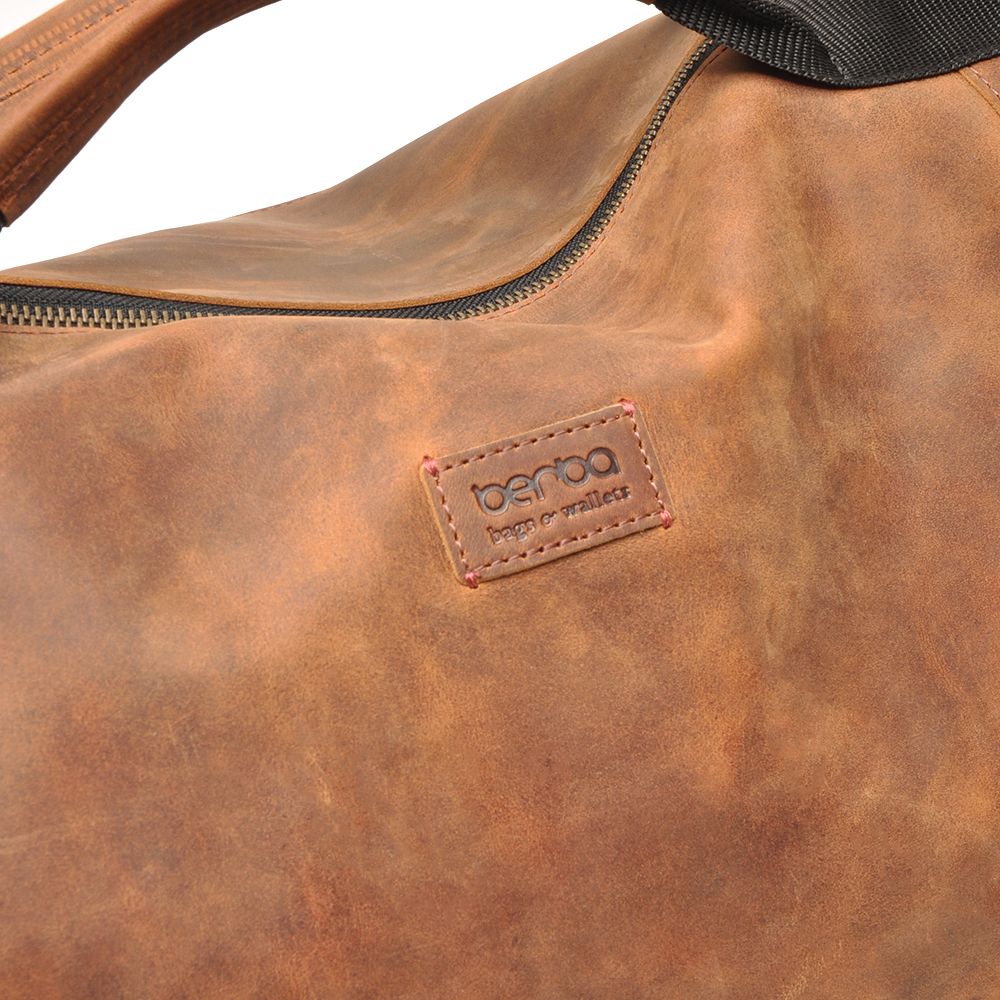 Berba Barbarossa Leren Weekender Reistas Coffee