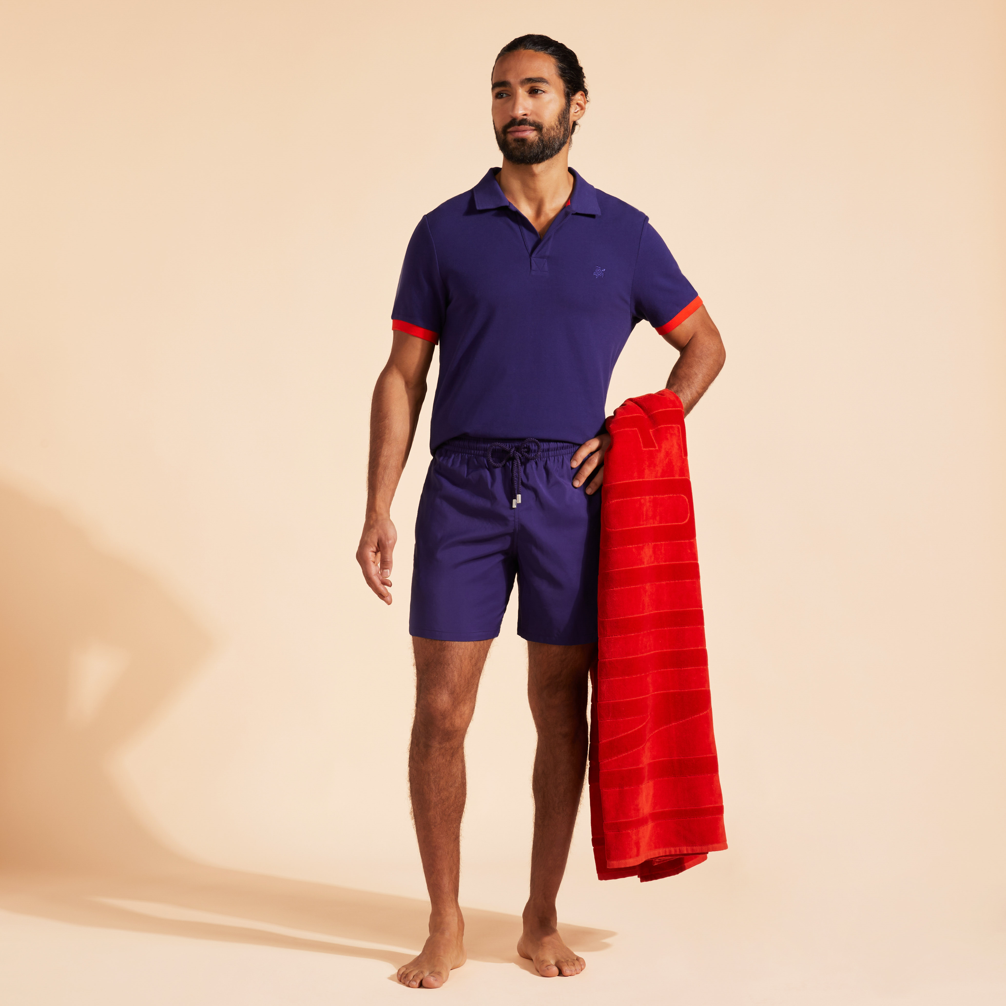 Maillot de Bain Homme Ultra Léger et Pliable Uni |Vilebrequin