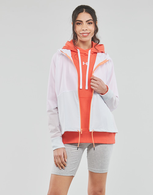 Under Armour - Woven FZ Jacket Blanco / Gris / Naranja