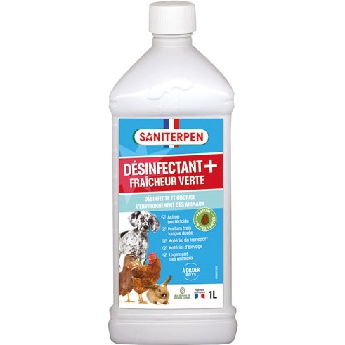 Désinfectant plus - fraîcheur verte - 1 L